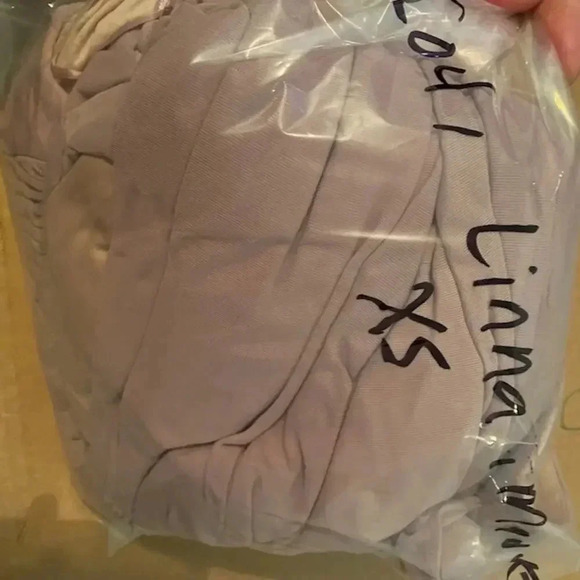 NWT Birdy Grey Lianna Maxi Dress Twisted V-Neck Empire Waist Mesh Mauve Size XS - Picture 12 of 12